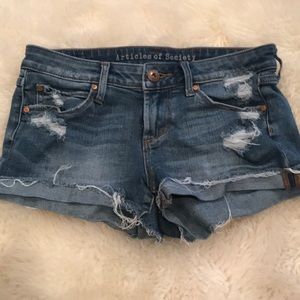 Articles Of Society Jean Shorts